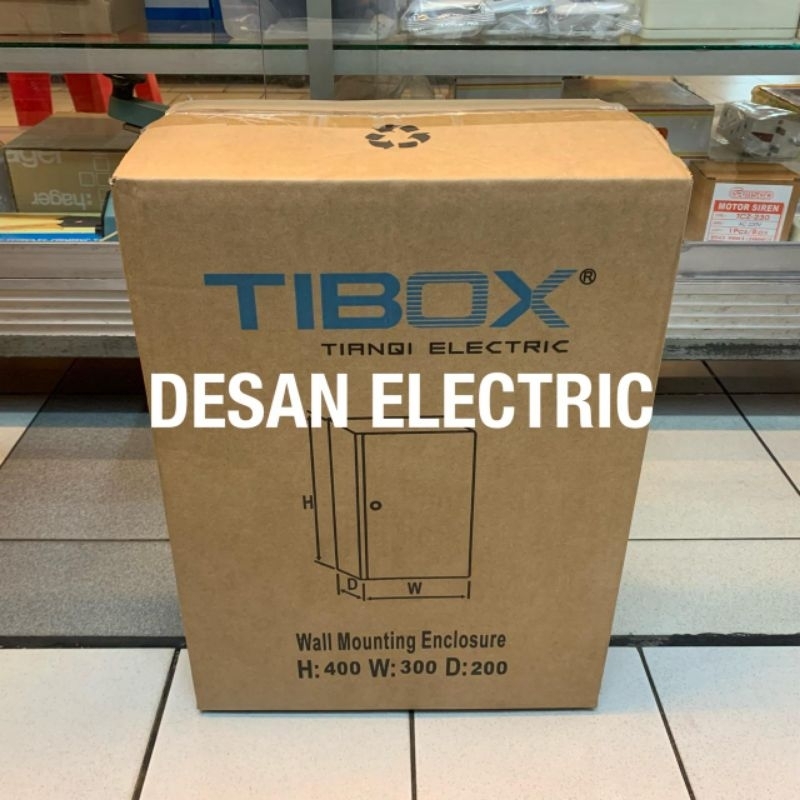Tibox Sheet Steel Box Panel Besi Size 400x300x200 mm Type T-4030/20