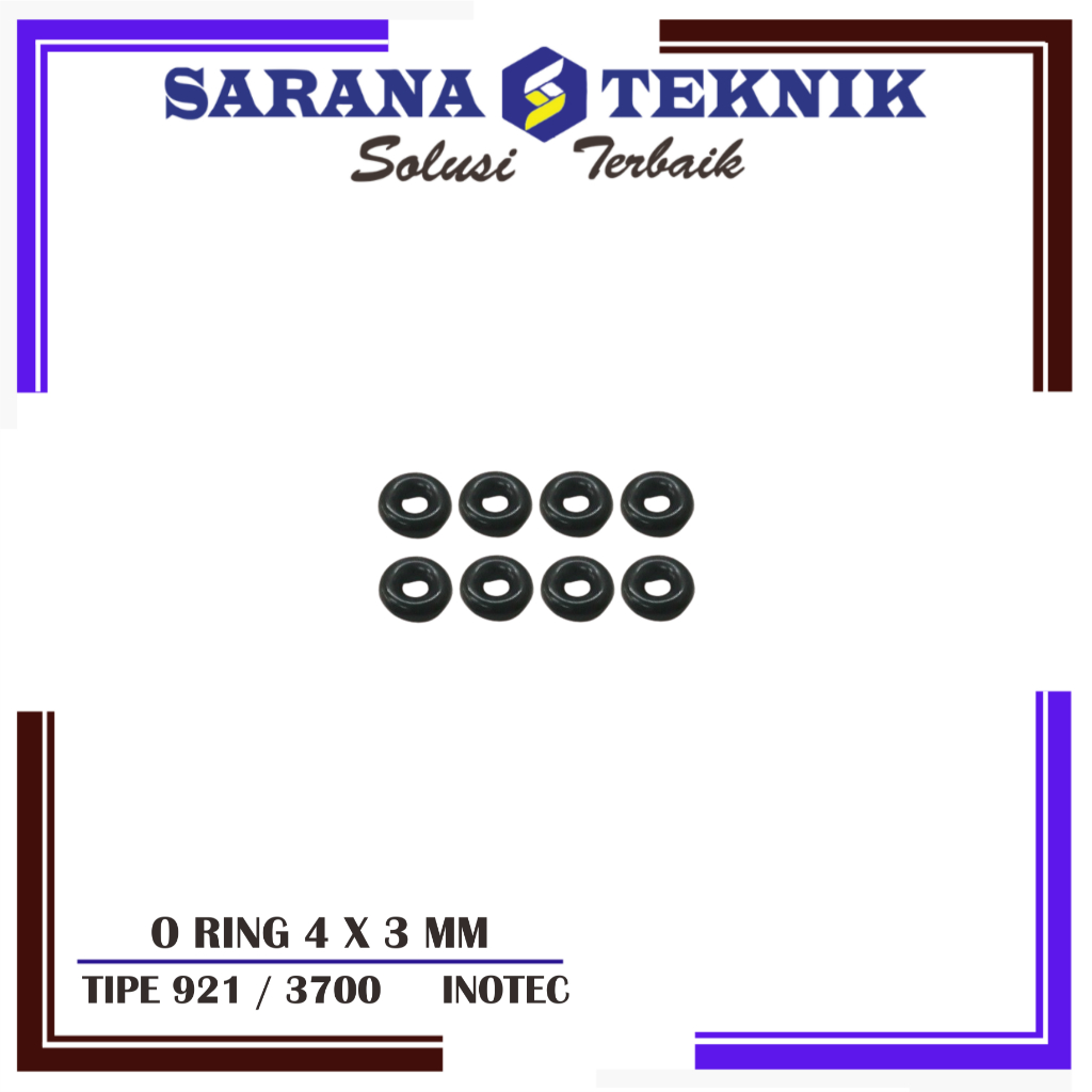 KARET ORING / O RING AMPLAS 921 BO3700 INOTEC (set 8pcs)