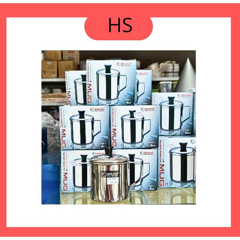 Shuma Mug Stainless Steel Ukuran 8cm Cangkir