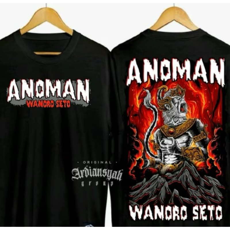 TSHIRT/KAOS TOKOH PEWAYANGAN ANOMAN SI KETHEK PUTIH