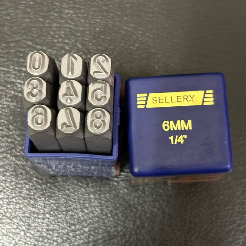 Ketok Angka / Pon Angka 6mm Sellery
