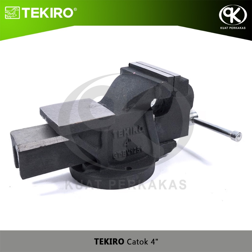 Catok 4" TEKIRO Ragum Besi Penjepit Bench Vise