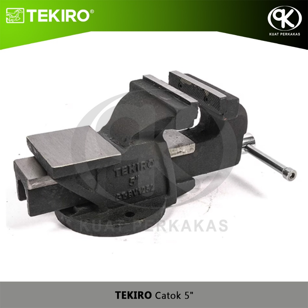 Catok 5" TEKIRO Ragum Besi Penjepit Bench Vise