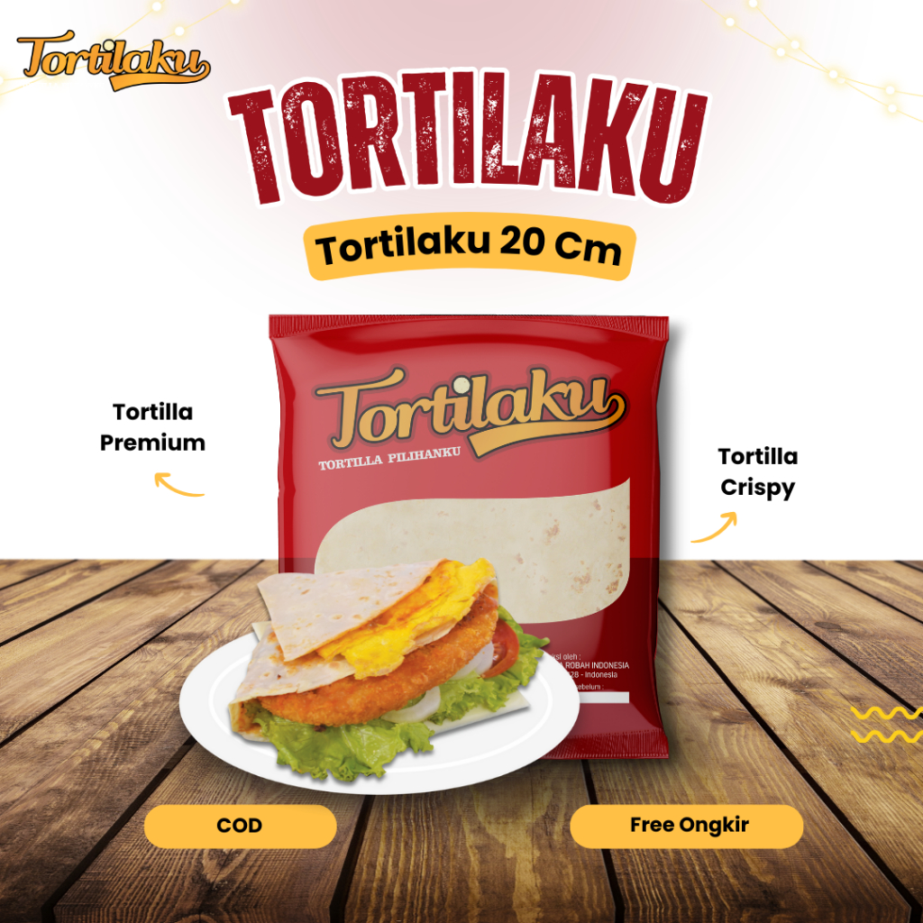 

TORTILAKU PREMIUM 20 cm isi 20 Pcs | Kulit Kebab Tortilla Kualitas Premium, Kulit Tortilla Frozen Food