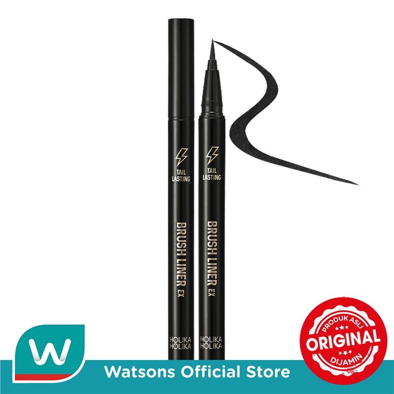 Holika Holika Tail Lasting Brush Liner EX 01 Real Black 0.06g