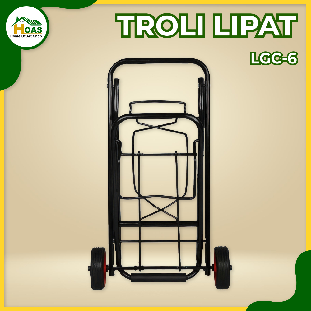 Hoas Official Shop Trolley Troli Troly Aqua Galon Air Lipat Galon Tabung Gas Barang Portable