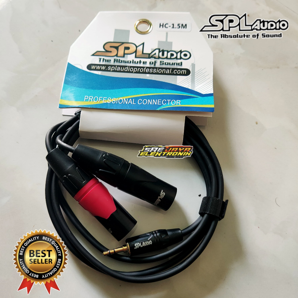 SPL Audio HC-1.5M Kabel Audio HP/Laptop ke Mixer