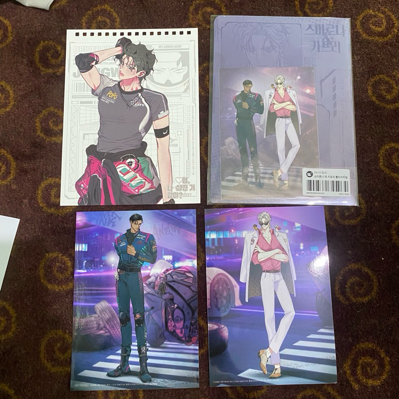 OFFICIAL GOOD LEZHIN BOMTOON SMYRNA AND CAPRI CLEAR FILE POSTCARD