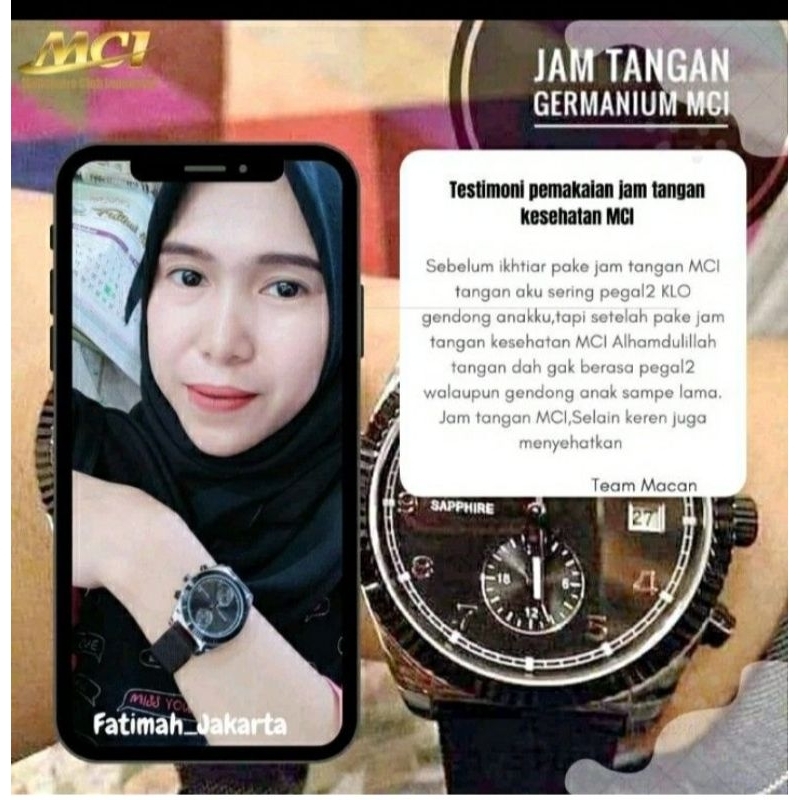 JAM KESEHATAN ORI MCI