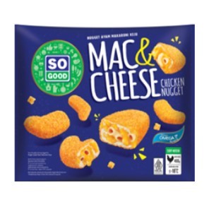 

So Good Mac & Cheese Chicken Nugget 400gr - Nuget Ayam So Good Mac & Cheese 400gr