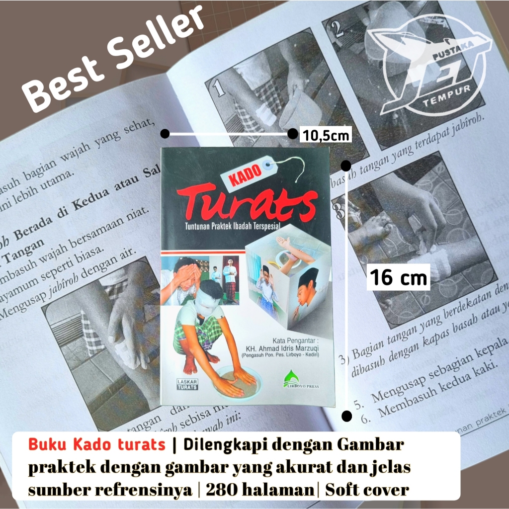 BUKU KADO TURATS | TURATS LIRBOYO | Buku Ubudiyah | Tuntunan Praktek Ibadah