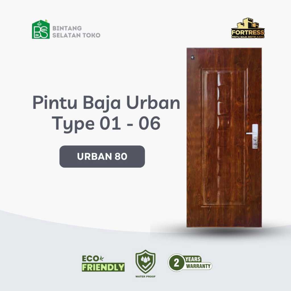 FORTRESS Pintu Baja Urban 80 80X200