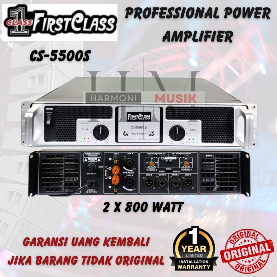 Firstclass Power Amplifier CS5500S CS 5500 S CS 5500S Original Profesional Amplifier