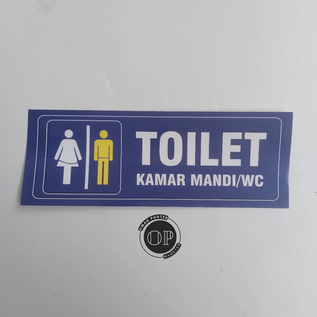 

Stiker Kamar Mandi/WC - Stiker Toilet - Stiker Vinyl