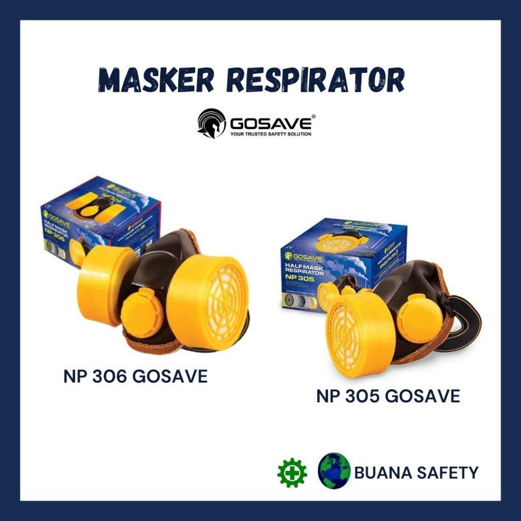 Masker Chemical Respirator Gosave