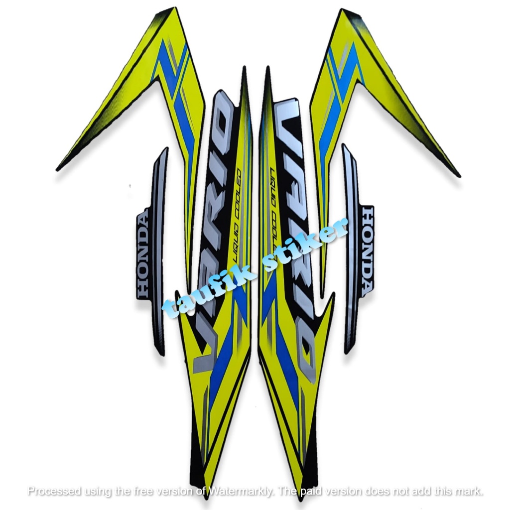 SRIG LIS BODY MOTOR HONDA VARIO 125 FI 2024 NEW SEPASANG STANDAR FULL SET AST