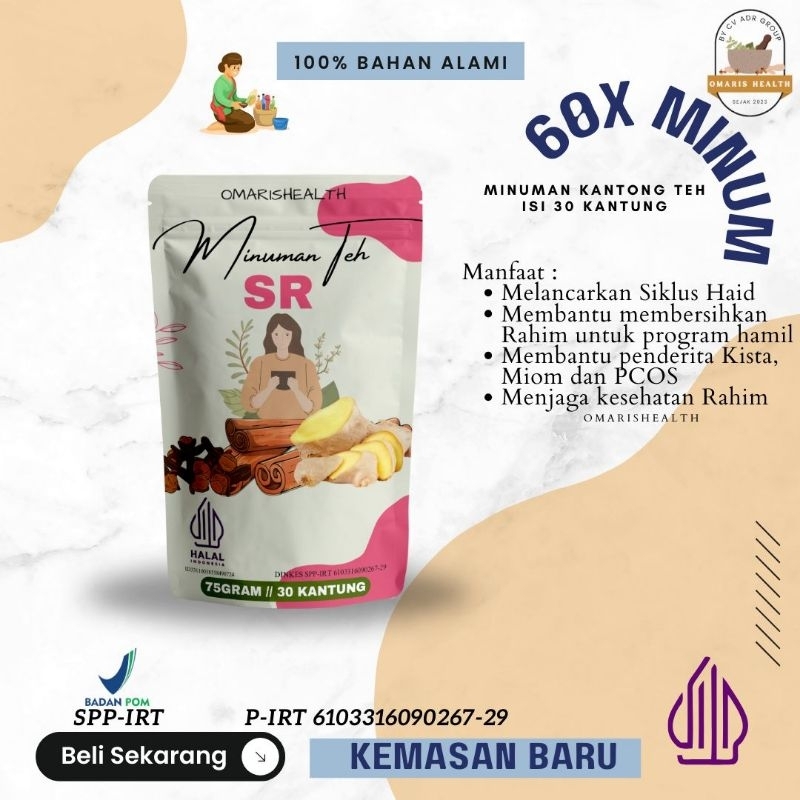 

Teh Sehat Rahim isi 30 kantung teh || Omarishealth