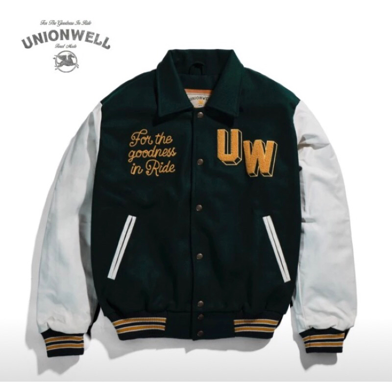 Unionwell Varsity Clinton Green Jacket