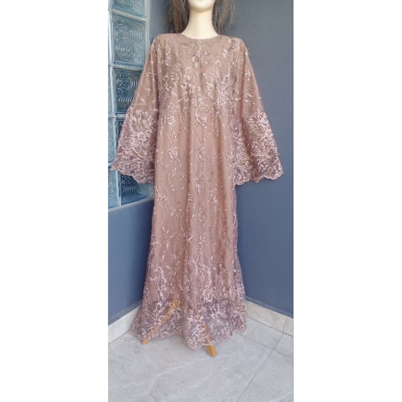 preloved gamis pesta jumbo mewah