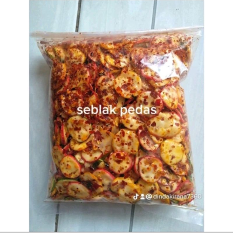 

kerupuk seblak pedas aroma daun jeruk isi 500gram