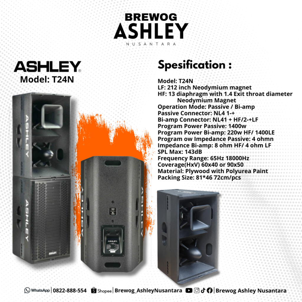 SPEAKER T24N ORIGINAL ASHLEY
