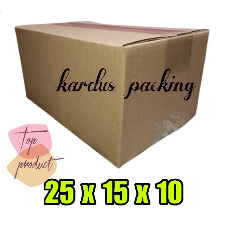 

kardus packing UK 25x15x10 kardus besar