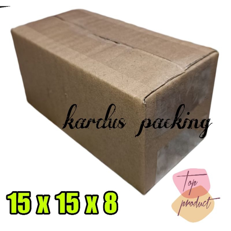 

kardus polos UK 15x15x8 kardus kecil kardus besar