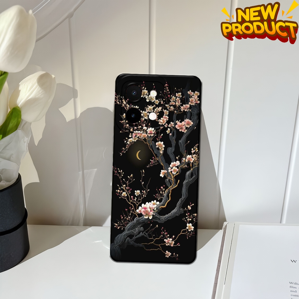 Softacase Untuk Vivo Y28 Terbaru Motif Bunga Softcase Protac camera Silikon Hardcase Case Pro Case A