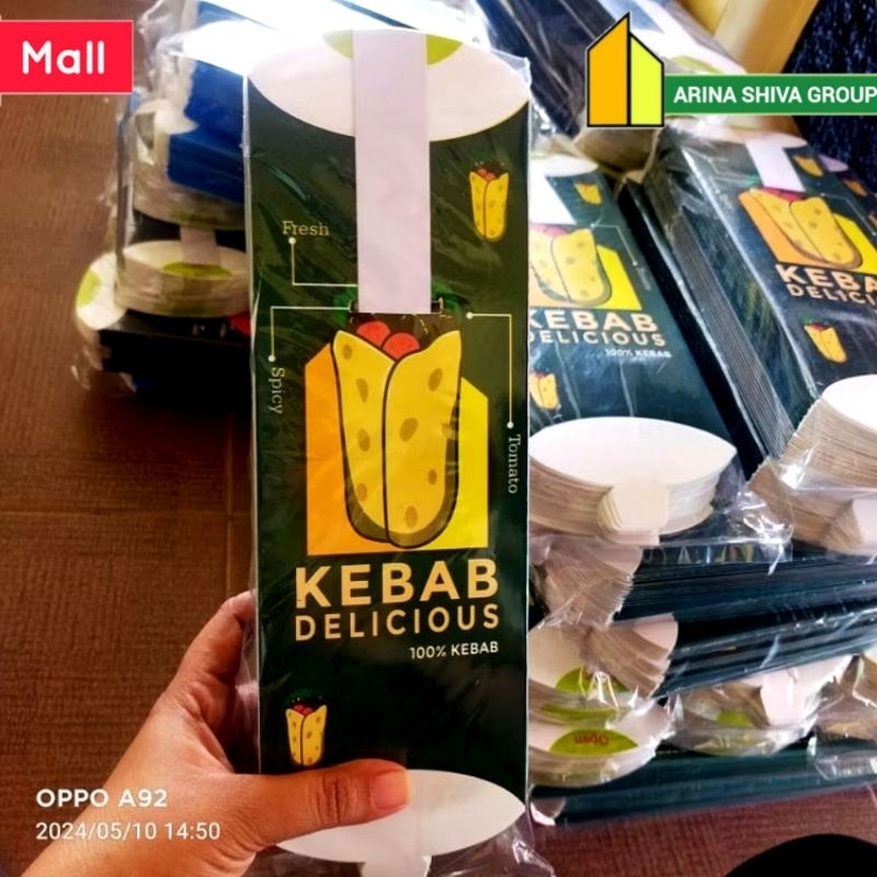 

150 LEMBAR KERTAS KEBAB TARIKAN IVORI PUTIH UKURAN 24.5 × 9.5 CM HIGH QUALITY TEBAL PRODUK TERBARU | KOTAK KEBAB IVORI PUTIH KEKINIAN | DUS KEBAB VIRAL TIKTOK | KEMASAN KEBAB | BOX KEBAB 150 PCS MURAH | TOKO KEBAB OFFICIAL | ARINA SHIVA GROUP 6442