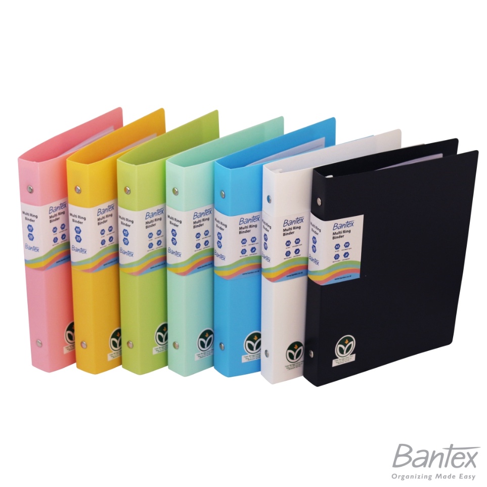 

KODE T78V Bantex New Trendy Multi Ring Binder B5 26 Ring 3526