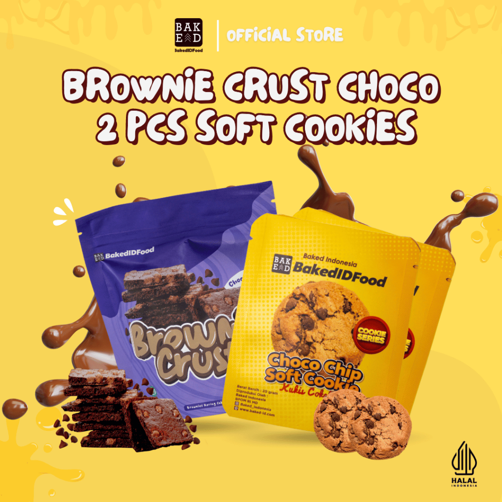 

Bundle - Brownie Crust Choco + 2 Pcs Soft Cookies