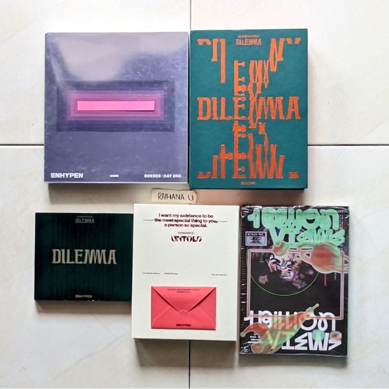 [RESTOCK] Official ENHYPEN Unsealed Fullset Album DAWN ESSENTIAL Romance Untold 1 Billion Viewes Dim