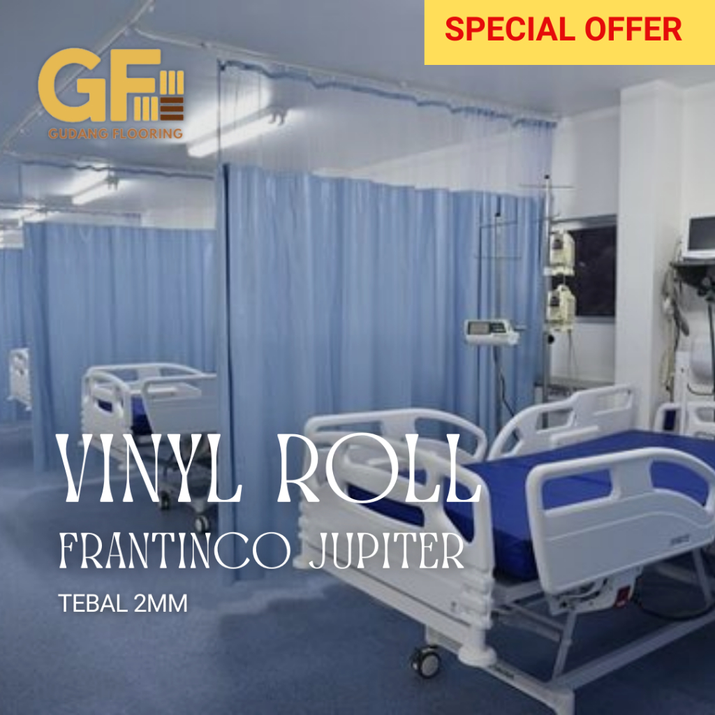 Vinyl roll medis FRANTINCO JUPITER 2mm/ vinyl karpet rumah sakit