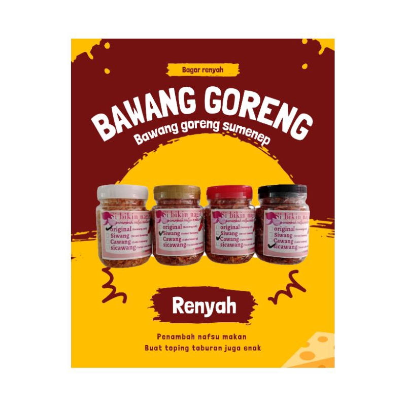 

bawang goreng si renyah