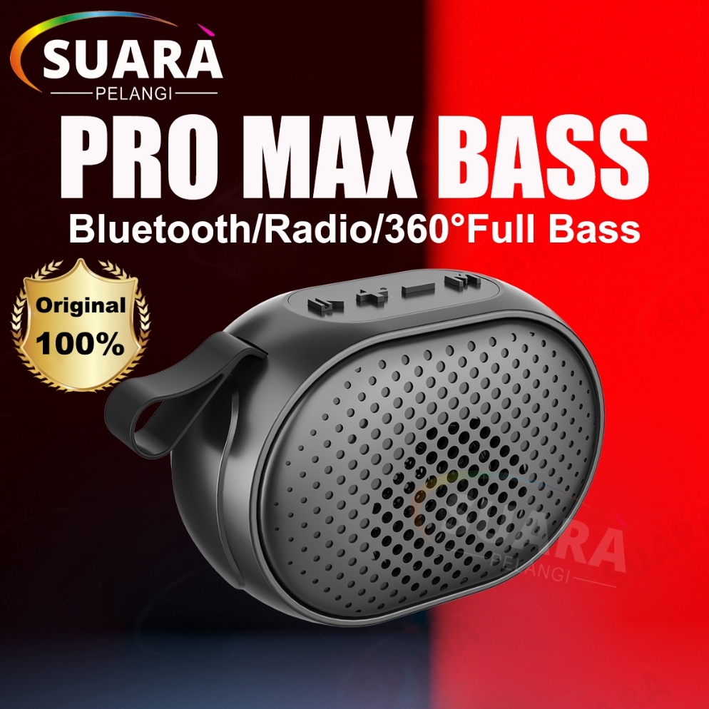 PRO MAX BASSMusik Box Full Bass Bluetooth Speaker Super Bass Robot Portabel Mini JBL Original Wirele