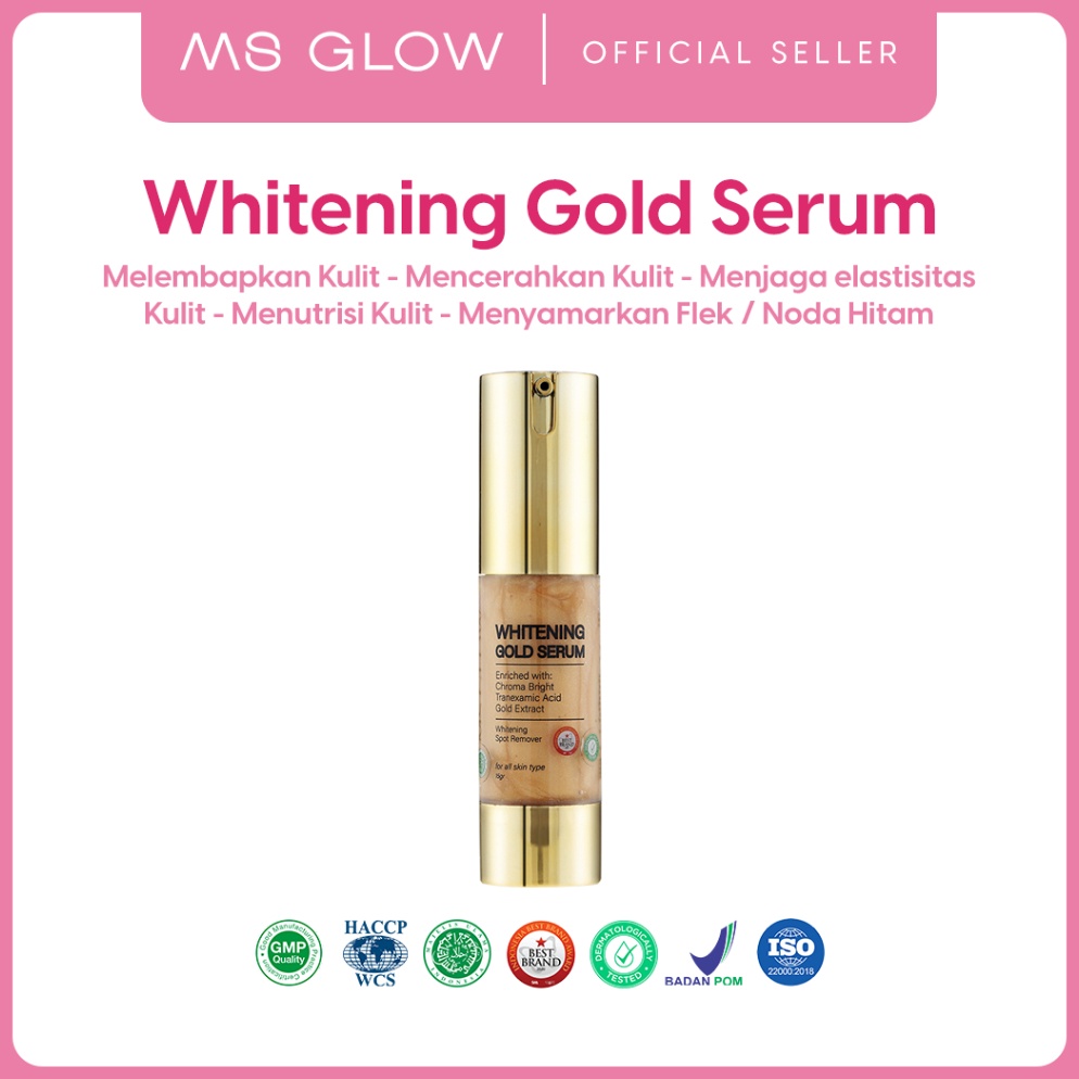 MS Glow Whitening Gold Serum x K7B4