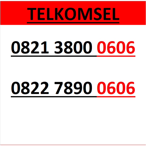 nomor cantik simpati telkomsel seri 0606 murah lengkap w550