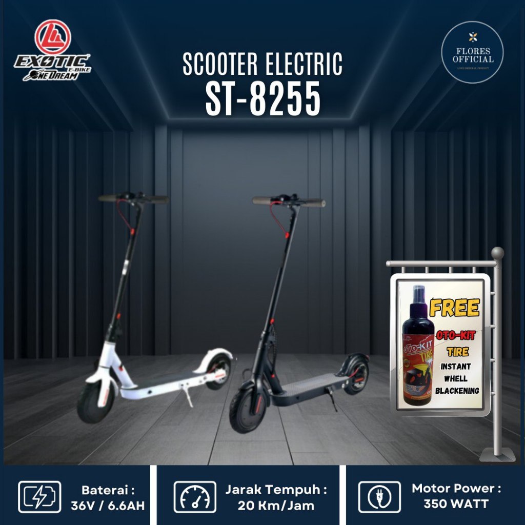 SKUTER LISTRIK SEKUTER LISTRIK ST 8255 ST8255 PACIFIC EXOTIC