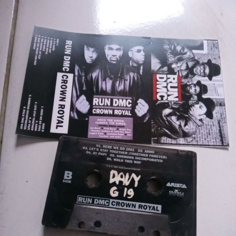 RUN DMC KASET PITA CROWN ROYAL