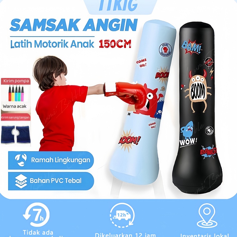 KODE C64K Samsak Tinju Samsak Berdiri PVC 15CM Samsak Anak Samsak Gantung Samsak Sansak Tinju Berdir