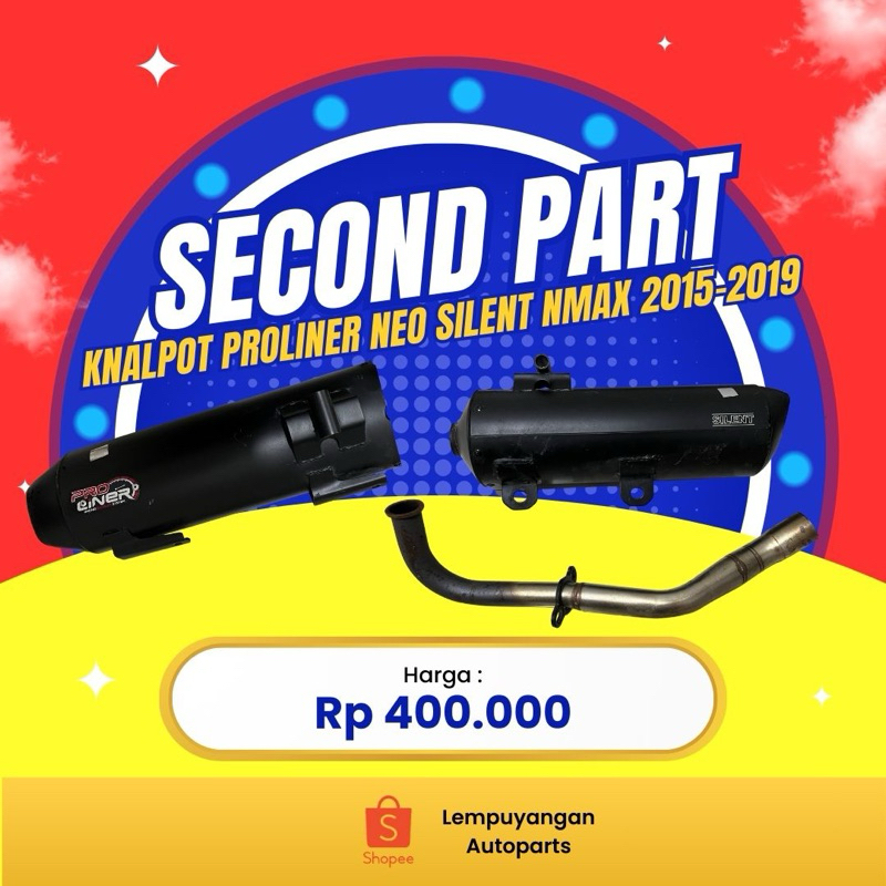 Proliner Knalpot Pro Liner Neo Standar Racing Silent Nmax old 2015-2019