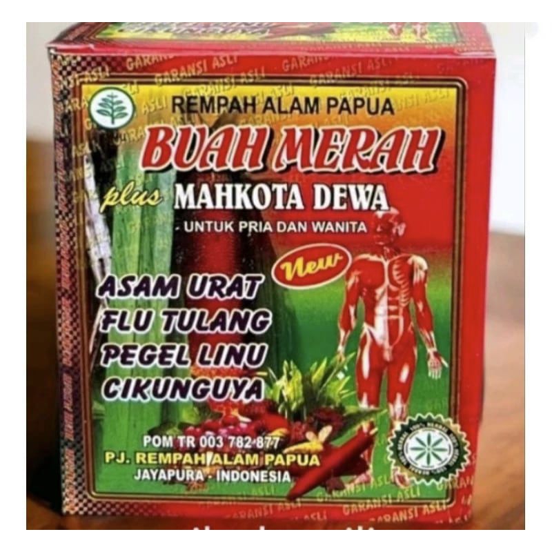 SERBUK BUAH MERAH PLUS MAHKOTA DEWA