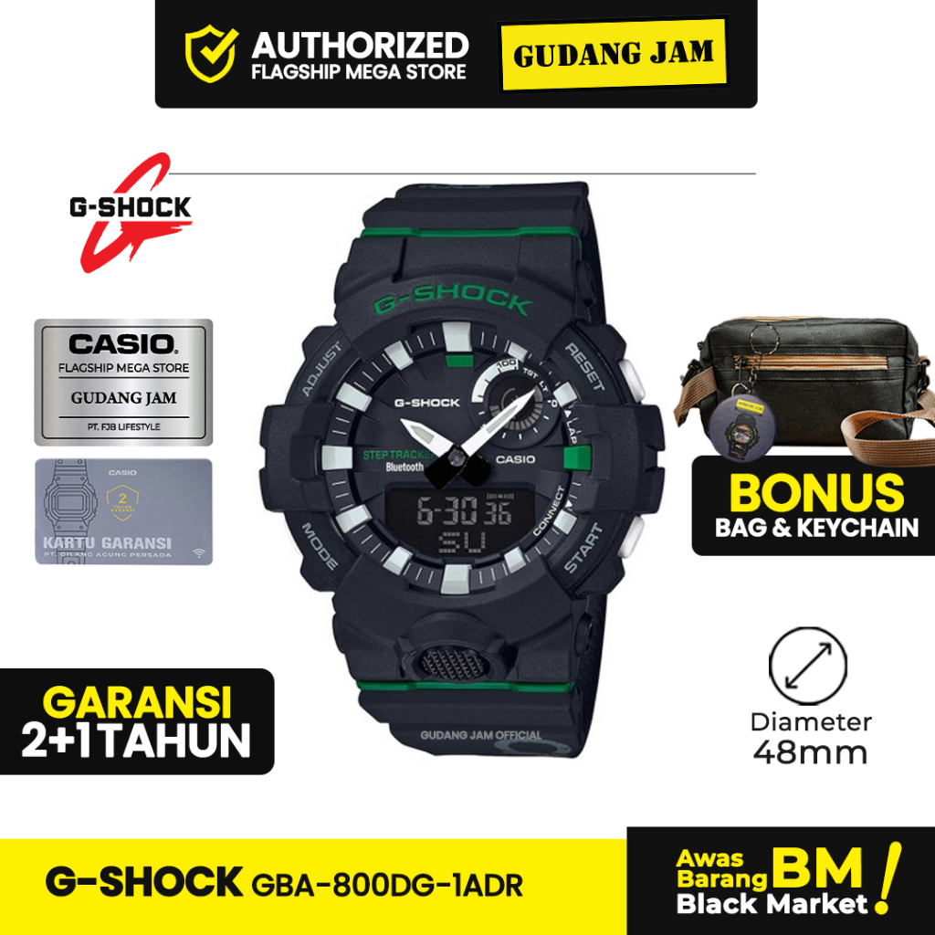 Jam Tangan G-Shock GBA-800DG-1ADR GBA-800DG GBA-800 GBA800DG GBA 800DG