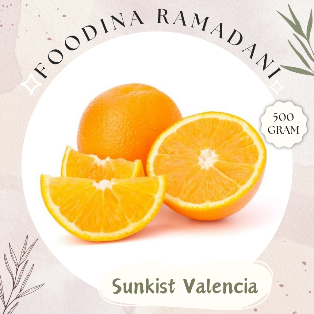 

SUNKIST Valencia Import - Valencia Oranges Fresh [ 500gr ] Harga Per 0,5 Kg