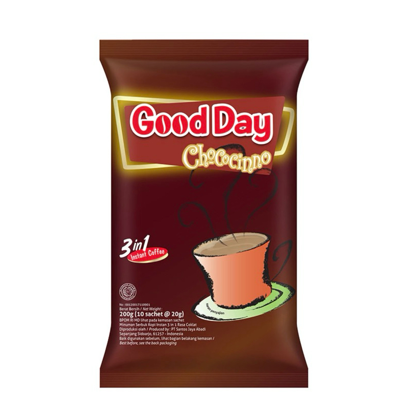 

Good Day Kopi Instant 3 in 1 Chococinno 10 x 20 g