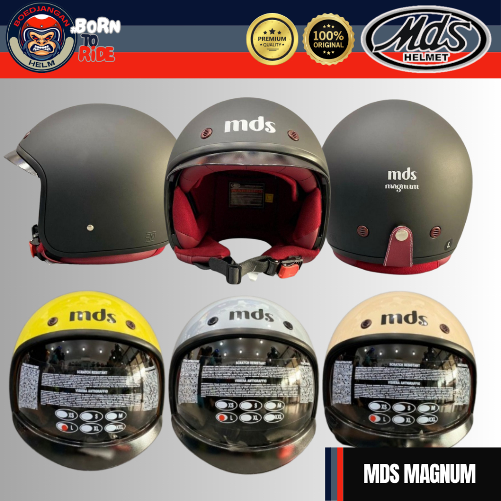HELM MDS MAGNUM || MDS RETRO || MDS BOGO