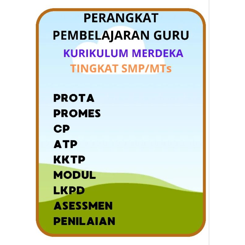 

(IPA KELAS 7) Perangkat Pembelajaran Guru "Kurikulum Merdeka" Tingkat SMP/MTs TERBARU