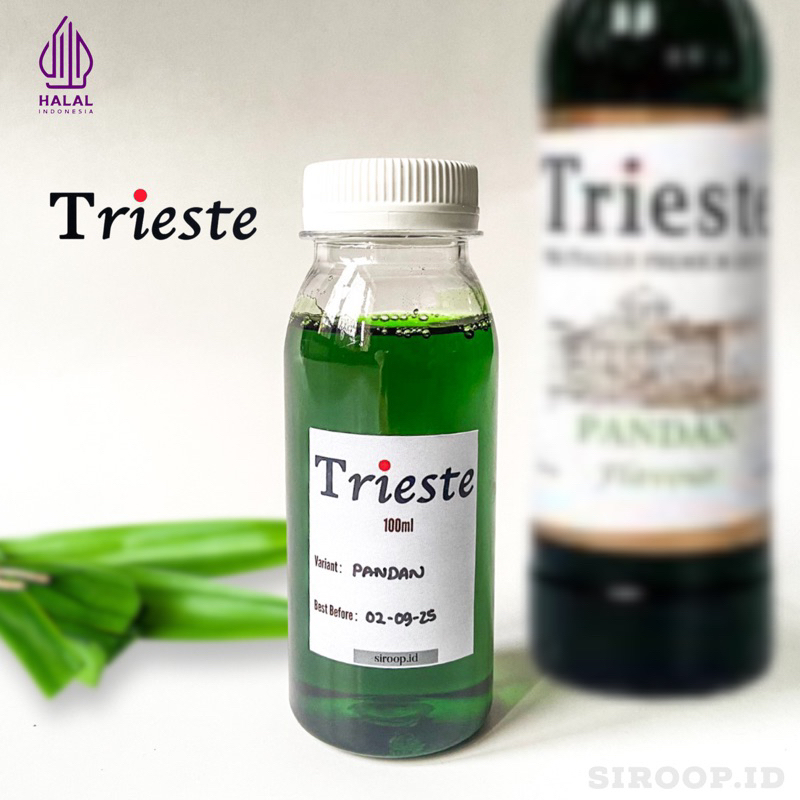 

Repack Trieste The Italian Premium Syrup Pandan (30ml, 75ml, 100ml)