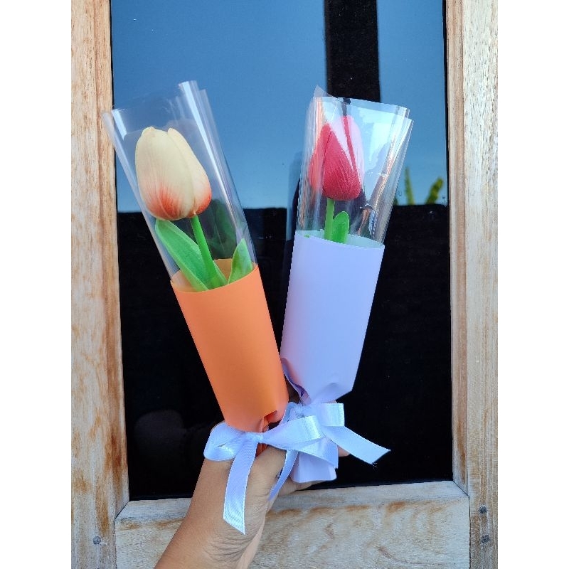 

Buket single tulip artificial READY STOCK