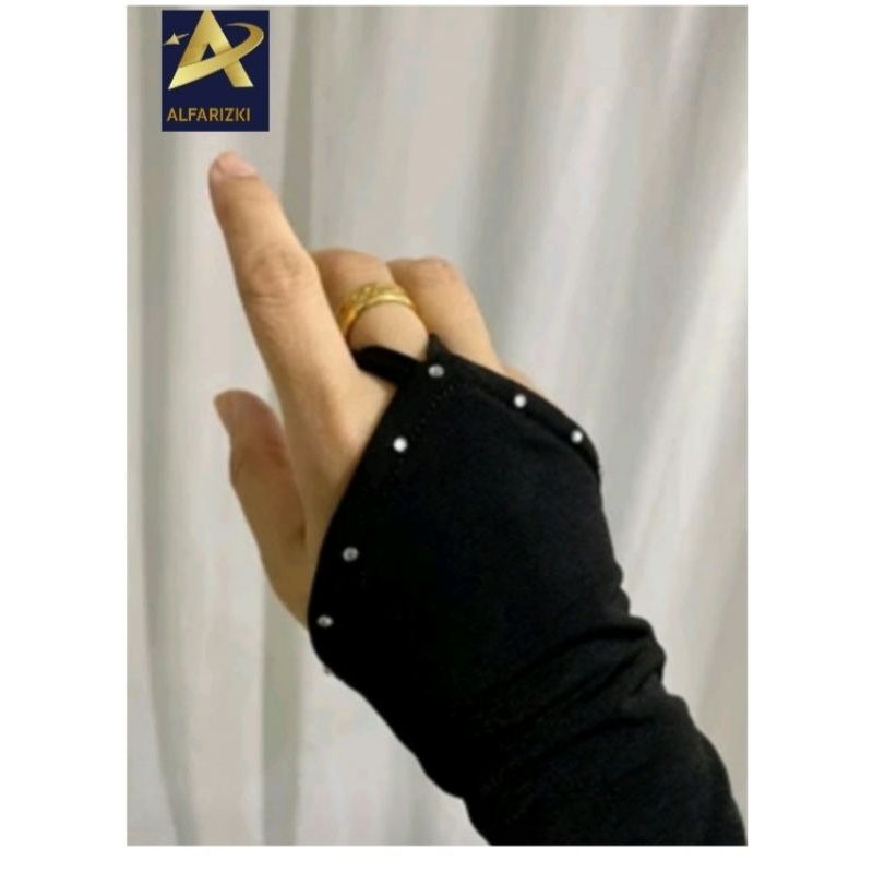 HANDSOCK CINCIN KRISTAL CANTIK / MANSET TANGAN WANITA MUSLIMAH